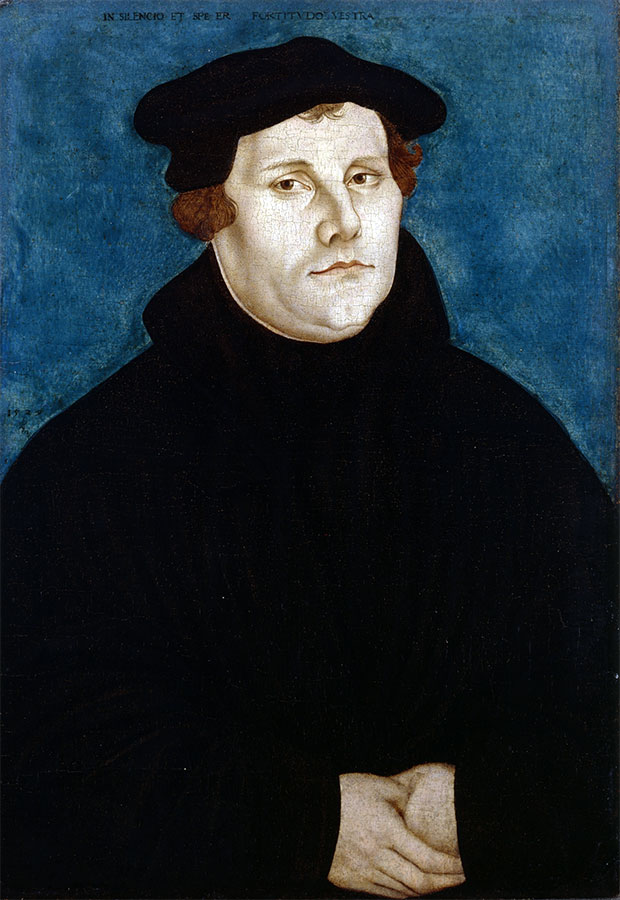 Лукас Кранах Старший. Мартин Лютер в монашеских одеждах

