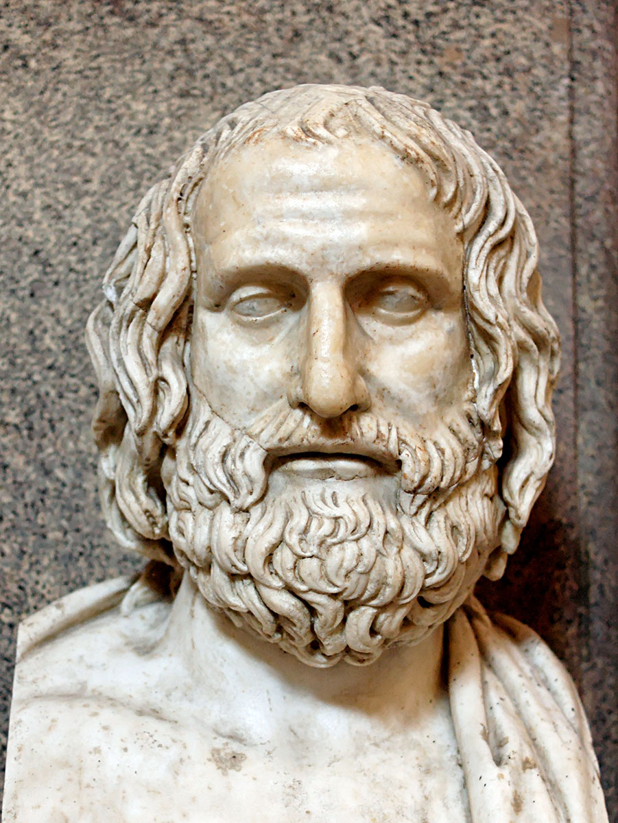 Еврипид. Древнегреческий драматург, крупнейший представитель классической афинской трагедии
