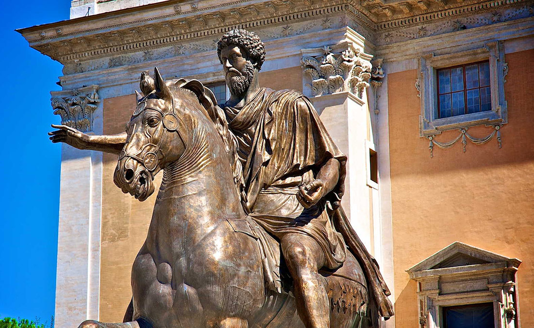 Марк Аврелий Антонин. Конная статуя. II в. Рим, Капитолий
