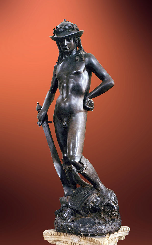 Донателло. Давид. XV в. Национальный музей Барджелло, Флоренция
