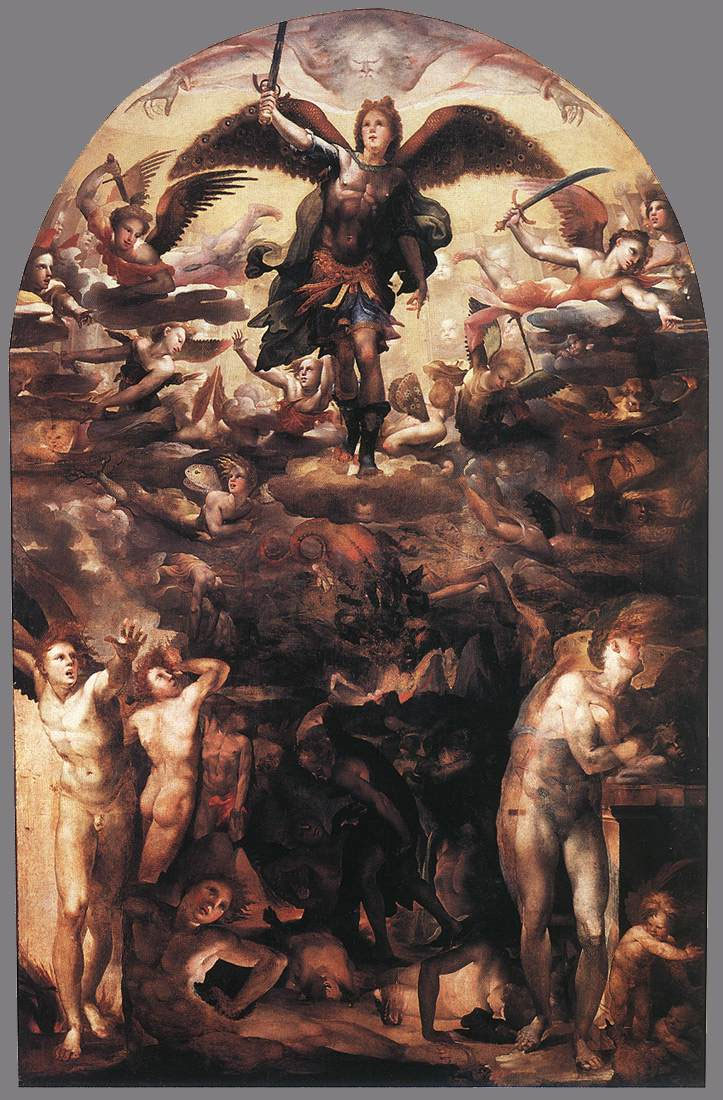 Доменико Беккафуми. "Падение восставших ангелов" (1524-25)
