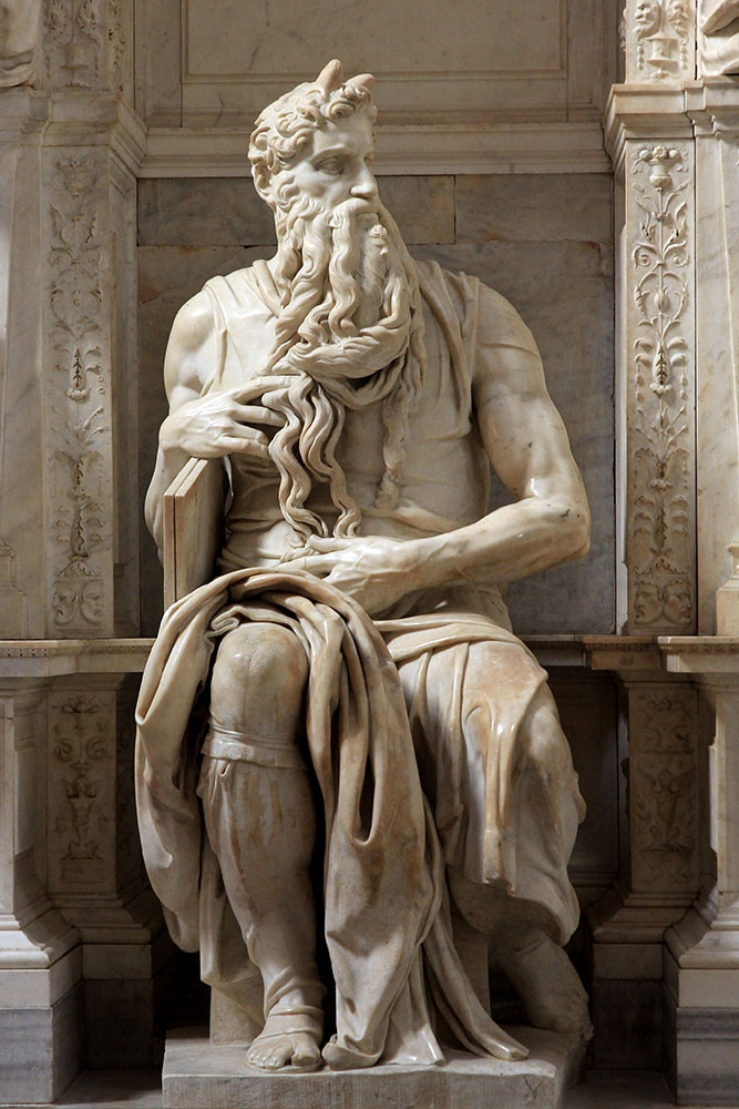 Микеланджело Буонаротти. Моисей. XVI в. Сан-Пьетро ин Винколи. Рим. XIV век
