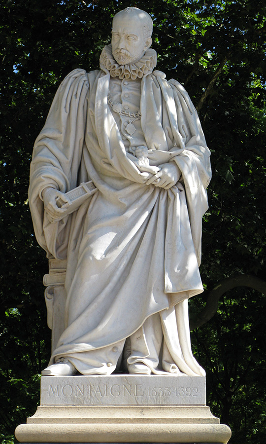 Памятник Мишелю де Монтень в Бордо
