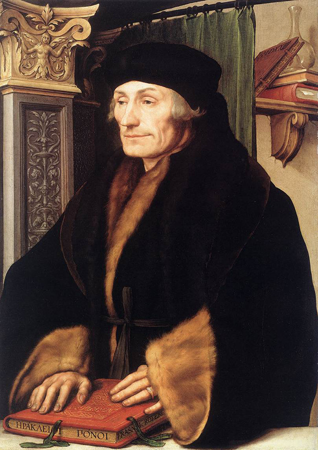 Портрет Эразма Роттердамского. Художник Ганс Гольбейн Младший, 1523
