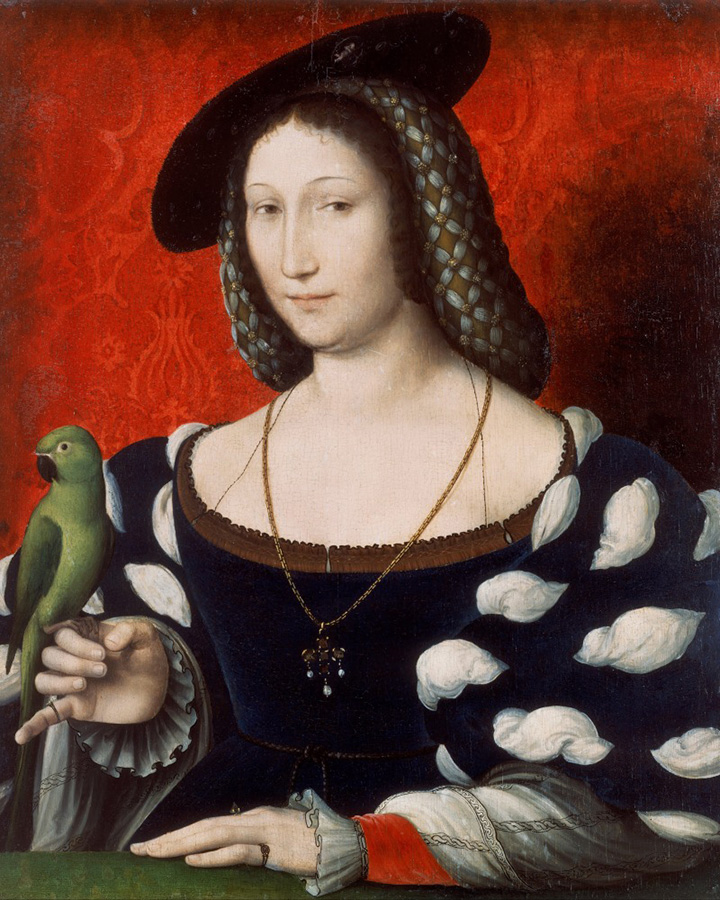 Жан Клуэ. Маргарита Наваррская -  французская принцесса, сестра короля Франциска I, одна из первых женщин-писательниц во Франции
