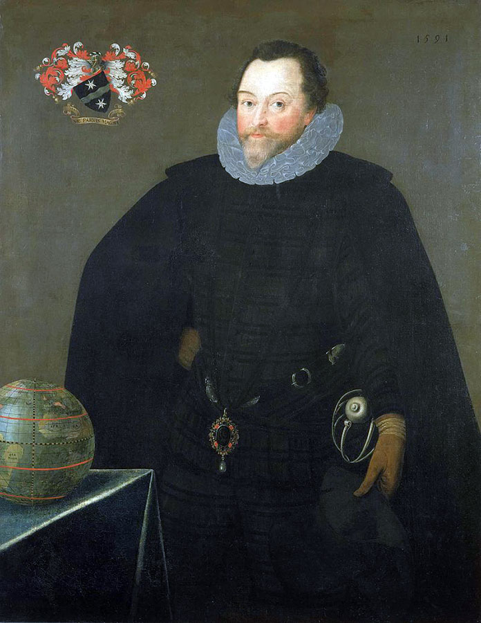 Френсис Дрейк  - английский мореплаватель, корсар, вице-адмирал (1588). Первый англичанин, совершивший кругосветное плавание (в 1577—1580 гг.).
