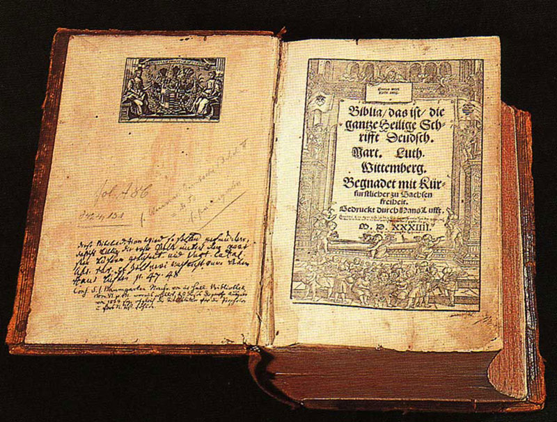 Библия Мартина Лютера. 1536

