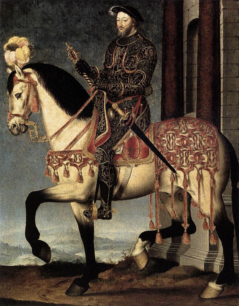 Франсуа Клуэ. Конный портрет Франциска I. 1540
