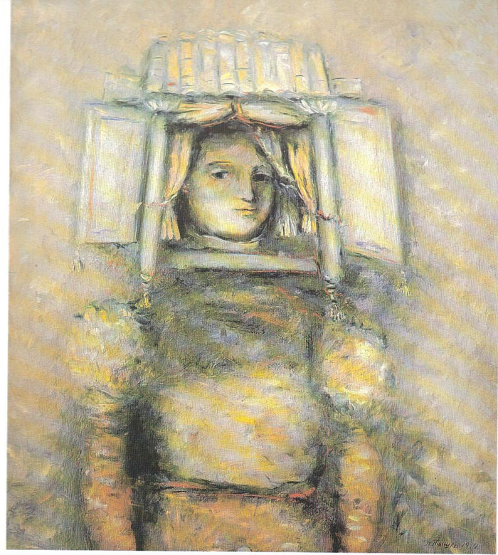 005. Тышлер А. Женский портрет (1934). Русский музей, СПб.
