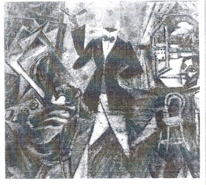 015. Бурлюк Д. Парикмахер без головы (1912). Частная коллекция Макс Граник. США

