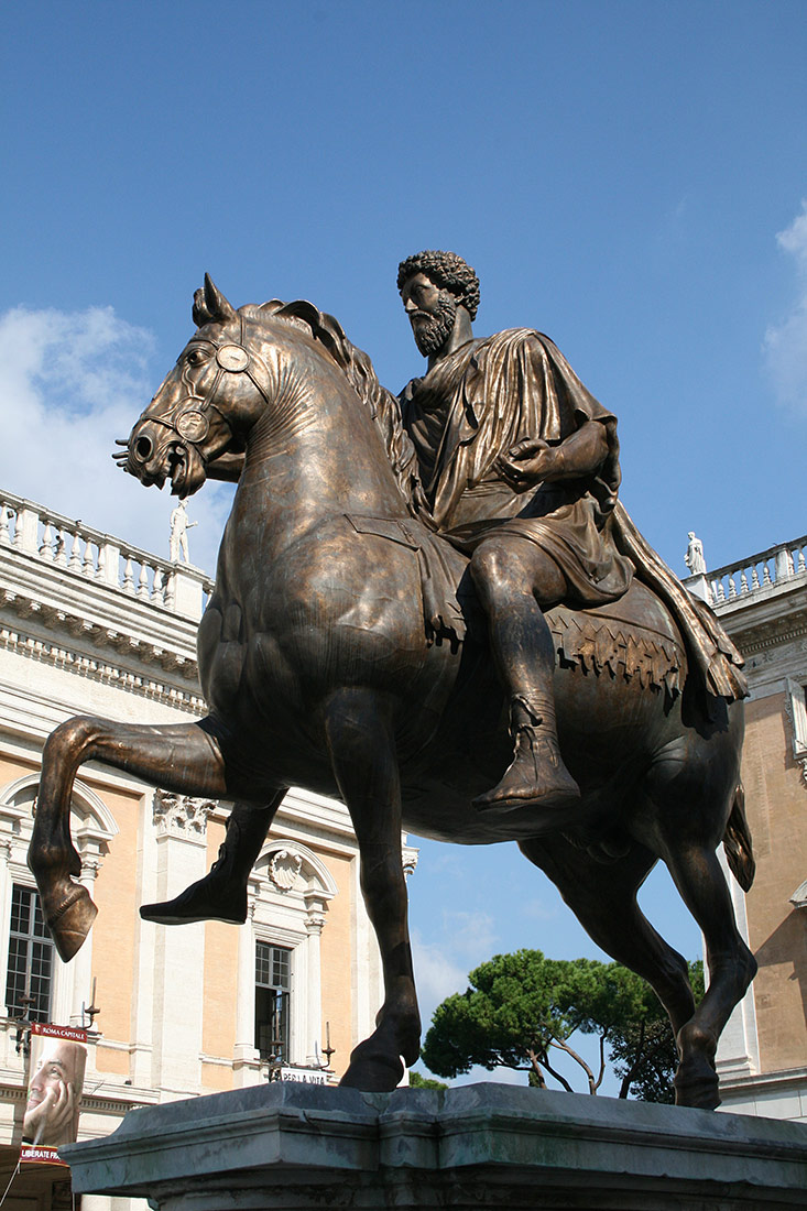 Марк Аврелий Антонин — римский император (161—180) из династии Антонинов, философ, представитель позднего стоицизма, последователь Эпиктета
