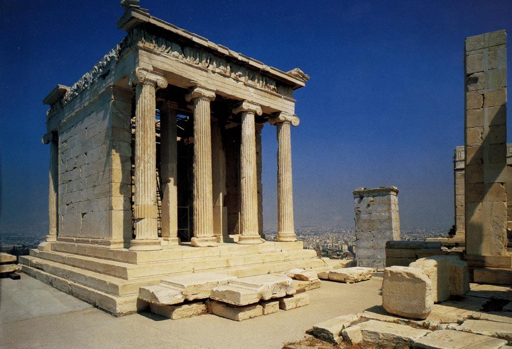Храм Ники Аптерос. Афинский Акрополь. V в. до н.э.
