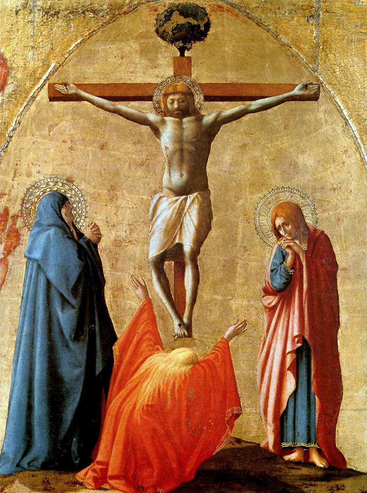 Мазаччо "Распятие Христа" (1426-27)
