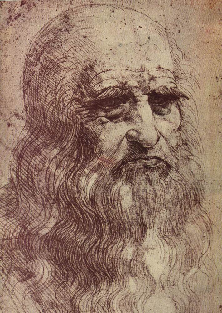 Леонардо да Винчи: автопортрет (ок. 1512)
