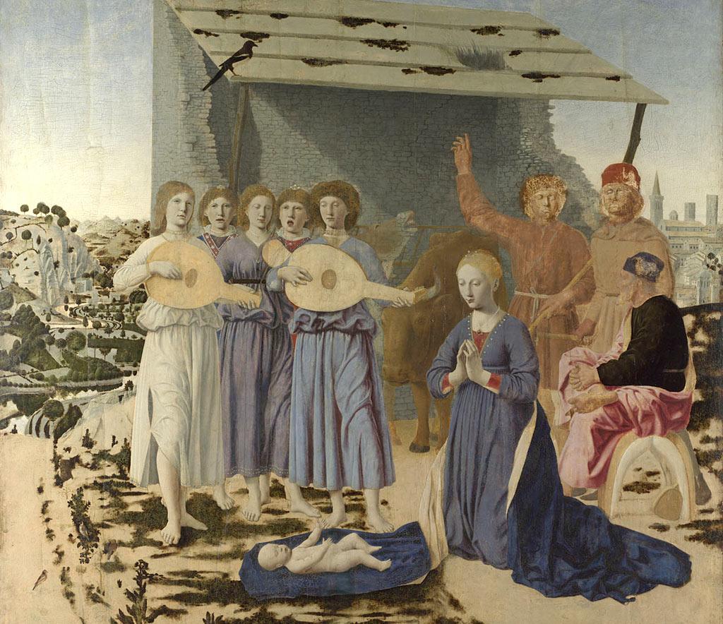 Пьеро делла Франческа: "Рождество Христово" (1475-1480)
