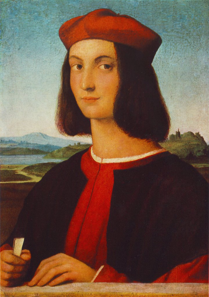 Пьетро Бембо, поэт, ученый и впоследствии кардинал, работа Рафаэля (ок. 1500)

