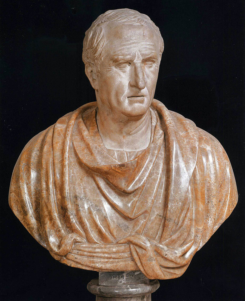 Марк Туллий Цицерон — древнеримский политический деятель, оратор и философ
